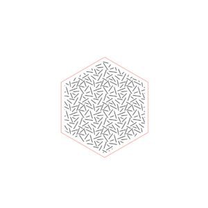 Confetti Texture Plate