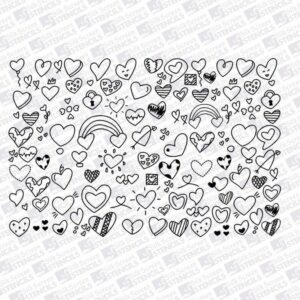 Doodle Hearts