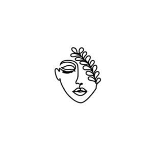 Polymer Clay Stamp - Face 3