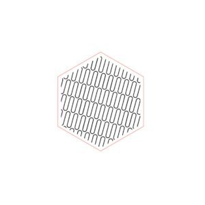Wave line Texture Plate