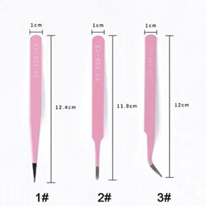 3pcs Tweezer Set - random colour