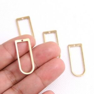 Open Bezel Door Frame Connector - Gold