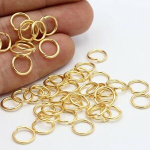 KC Gold Jumprings 10mm