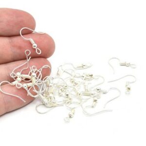 Light Silver Earring Hooks