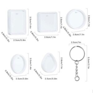5pc Keychain Mould Set