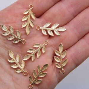 KC Gold Leaf Pendant