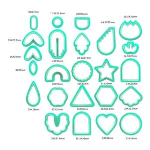24pc Cutter Set