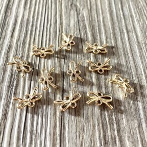 Bow Connector - Gold