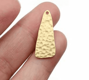 Hammered Pendant Connector
