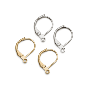 Lever Back Hoop Connector - Stainless Steel