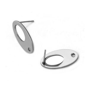 Oval Stud Connector - Stainless Steel