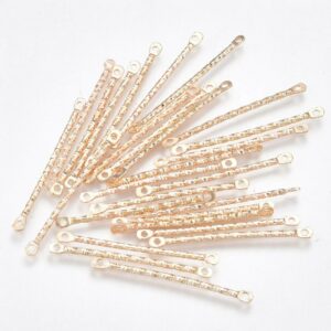 Gold Twisted Bar Connectors