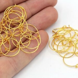 Gold Hoops 20mm