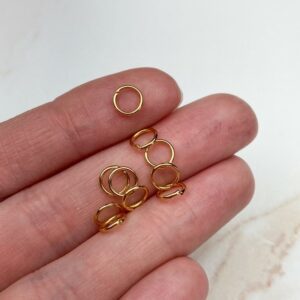 KC Gold Jumprings 6mm