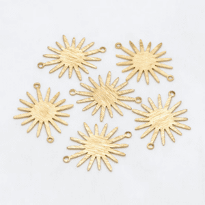 Sunburst Connectors - Gold