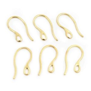 Earring Hook - Stainless Steel Gold