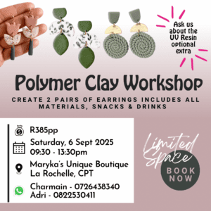 Polymer Clay Earring Workshop - 6/9/2025